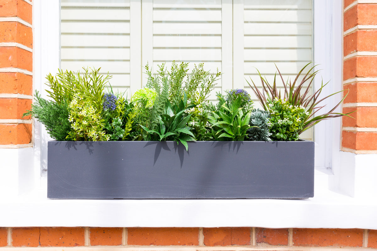 Glorious Greens - Window Box – unreallandscapes.co.uk